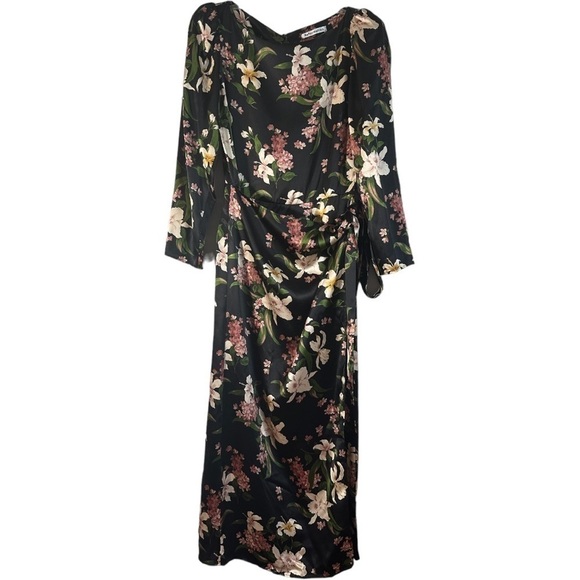 NWT Reformation Cassis Silk Dress - Picture 3 of 10